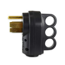 50 Amp RV Plug Male and Female Plug Set  Receptacle Plug Electrical Plug Adapter with Handle, DROP SHIPPING FROM CA, US